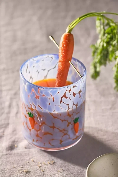 Anthropologie Cheena Icon Juice Glass