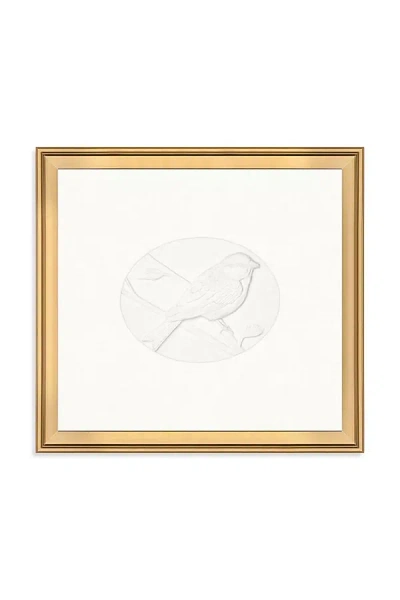 Anthropologie Chipping Sparrow Iii Wall Art In White