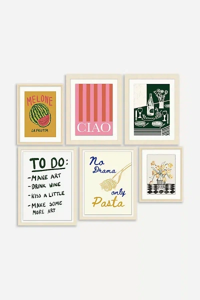 Anthropologie Chronicles Of Comfort Gallery Wall Art, Set Of 6 In Multi