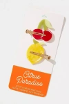 ANTHROPOLOGIE CITRUS PARADISE CREASE-FREE HAIR CLIPS, SET OF 2