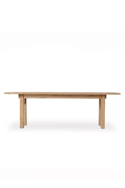 Anthropologie Clanton 96" Rectangular Wood Dining Table In Brown