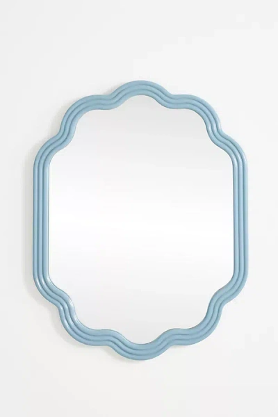 Anthropologie Clara Mirror In Blue