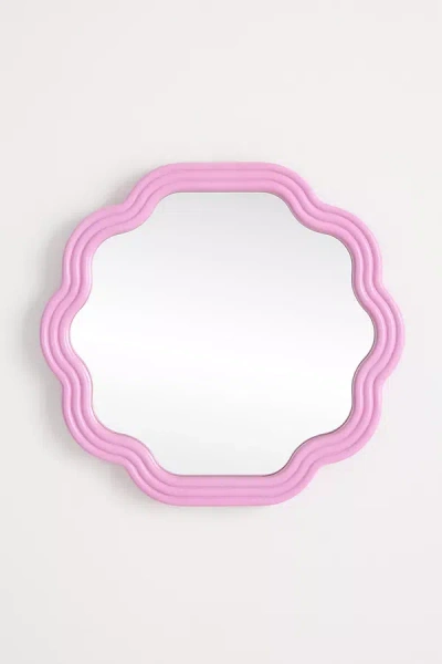 Anthropologie Clara Petite Gallery Wall Mirror In Pink