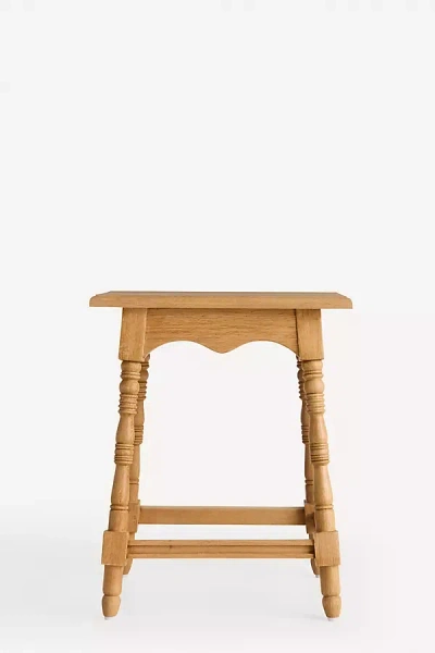 Anthropologie Clara Wood Side Table