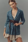 Anthropologie Classic Wrap Leather Belt In Brown