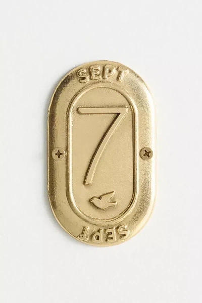 Anthropologie Claudette Brass House Numbers In Brown