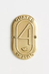 Anthropologie Claudette Brass House Numbers In Brown