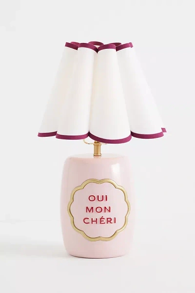 Anthropologie Claudette Text Table Lamp In Multi