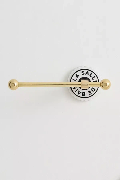 Anthropologie Claudette Toilet Paper Holder In Gold