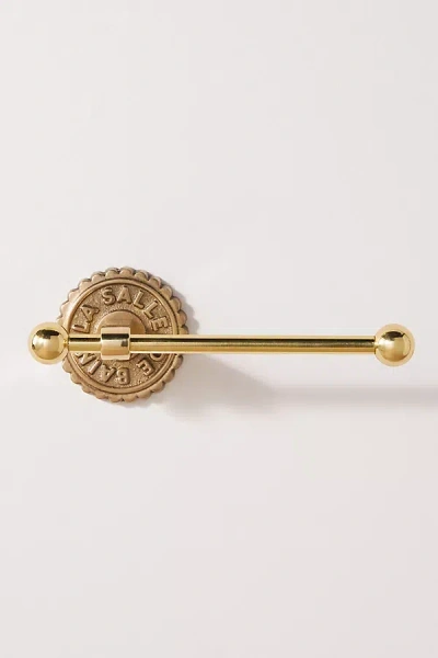 Anthropologie Claudette Toilet Roll Holder In Brown