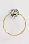 Anthropologie Claudette Towel Ring In White