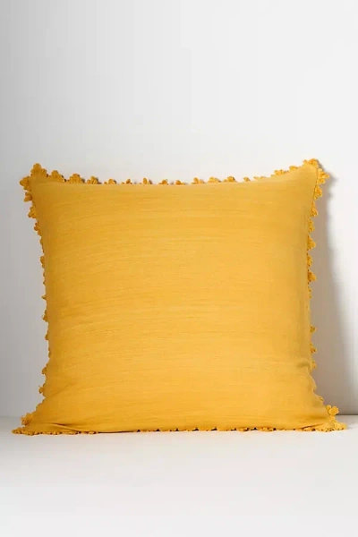Anthropologie Clementine Silk Woven Cushion In Animal Print