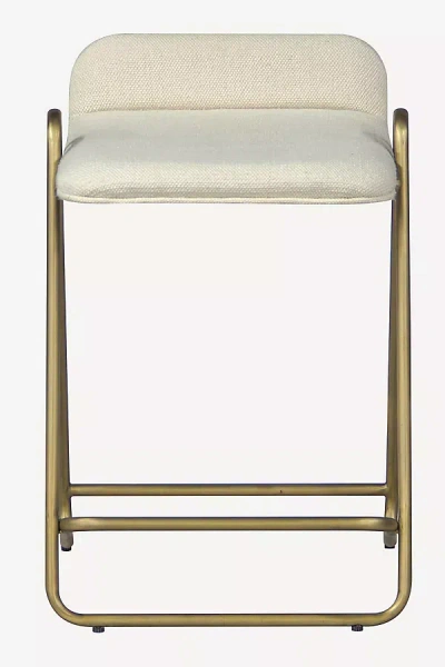 Anthropologie Clipper Upholstered Counter Stool