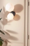 Anthropologie Cloud Double Sconce In Black