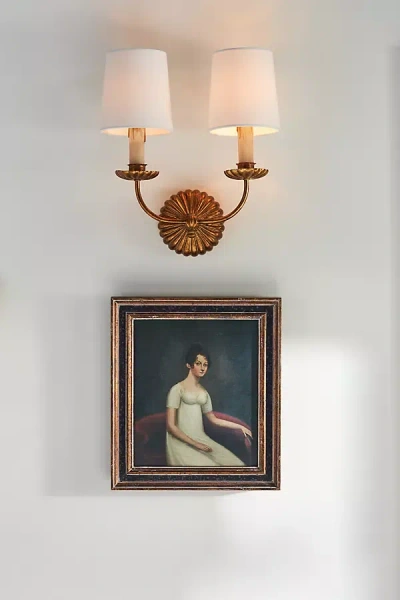 Anthropologie Clove Double Sconce In Brown