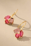 Anthropologie Cluster Crystal Earrings In Gold