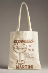 Anthropologie Cocktail Canvas Tote