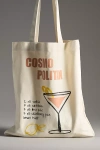 Anthropologie Cocktail Canvas Tote