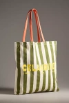 Anthropologie Cocktail Canvas Tote
