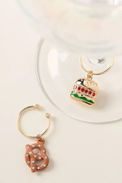 Anthropologie Cocktail Charms, Set Of 2 In Multi