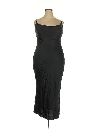 Pre-owned Anthropologie Cocktail Dress In Black