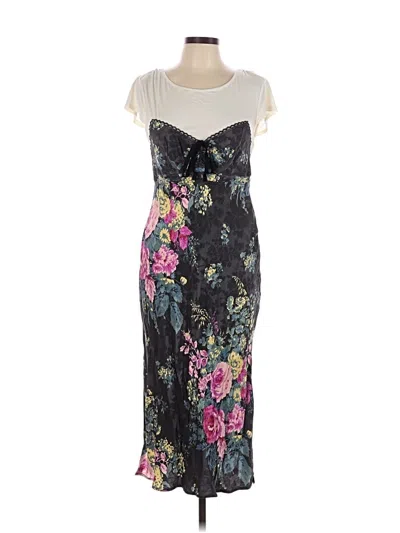 Pre-owned Anthropologie Cocktail Dress In Black