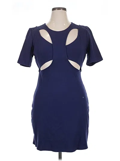 Pre-owned Anthropologie Cocktail Dress In Blue