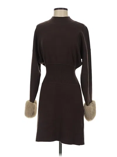 Pre-owned Anthropologie Cocktail Dress In Brown