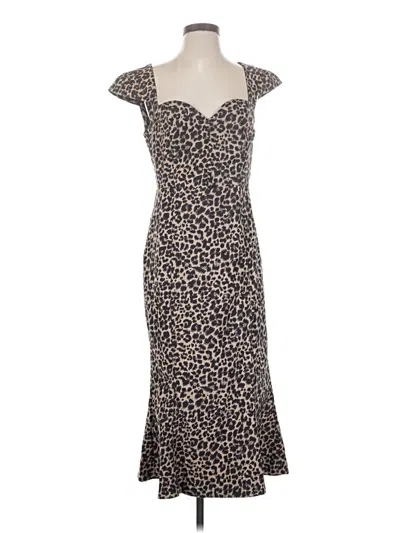 Pre-owned Anthropologie Cocktail Dress In Brown