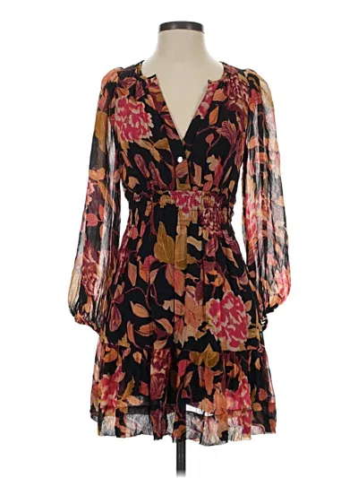 Pre-owned Anthropologie Cocktail Dress In Burgundy