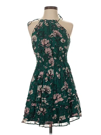 Pre-owned Anthropologie Cocktail Dress In Green