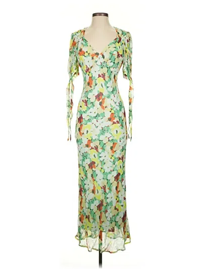 Pre-owned Anthropologie Cocktail Dress In Green