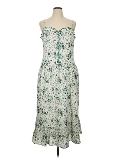 Pre-owned Anthropologie Cocktail Dress In Green