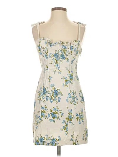 Pre-owned Anthropologie Cocktail Dress In Ivory