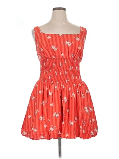 Pre-owned Anthropologie Cocktail Dress In Orange