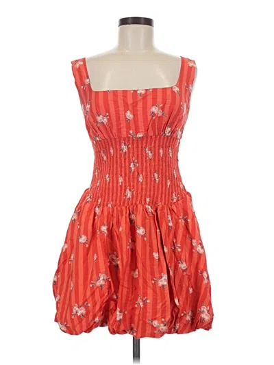 Pre-owned Anthropologie Cocktail Dress In Orange