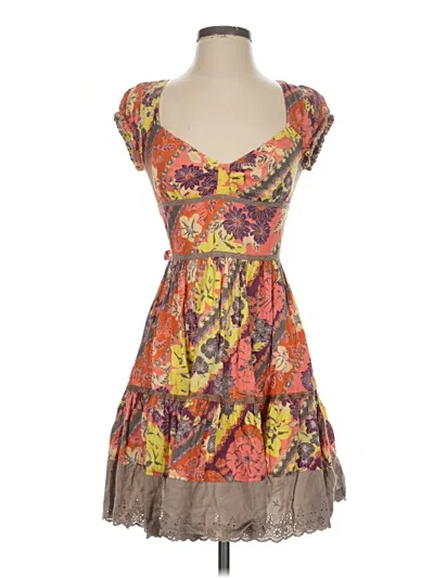 Pre-owned Anthropologie Cocktail Dress In Pink