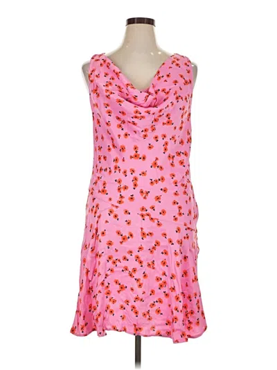 Pre-owned Anthropologie Cocktail Dress In Pink