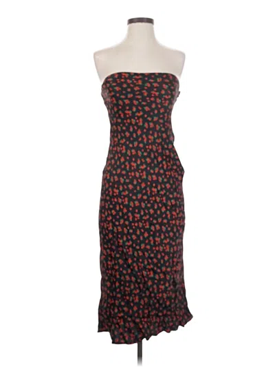 Pre-owned Anthropologie Cocktail Dress In Red