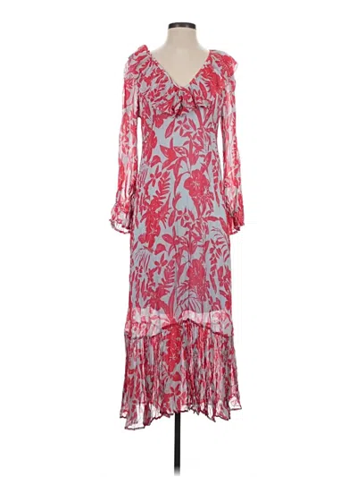 Pre-owned Anthropologie Cocktail Dress In Red