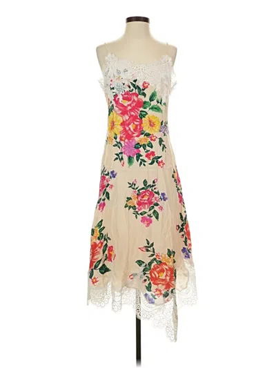 Pre-owned Anthropologie Cocktail Dress In White