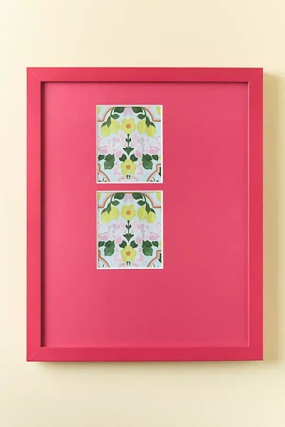 Anthropologie Color Drench Picture Frame In Pink