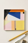 Anthropologie Colorblock Ceramic Trinket Dish