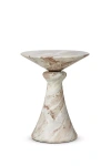 Anthropologie Connie Sculptural Marble End Table