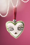 Anthropologie Coretta Heart Ornament In Multi