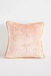 Anthropologie Coretta Mini Beaded Velvet Cushion
