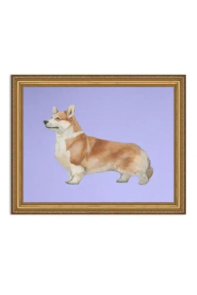 Anthropologie Corgi Wall Art In Animal Print