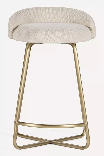 Anthropologie Corsica Upholstered Counter Stool