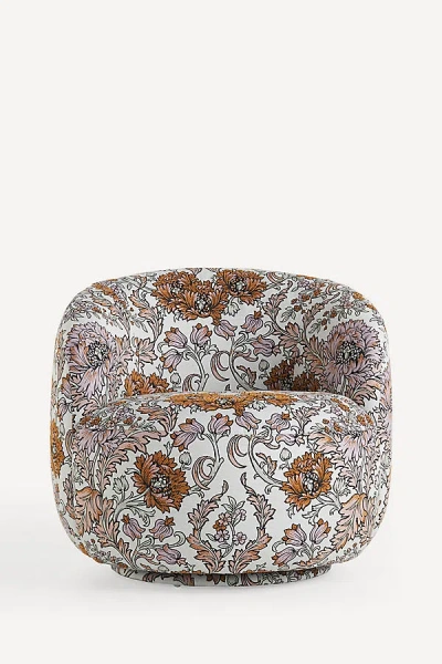 Anthropologie Cosette Jylin Swivel Chair In Multi