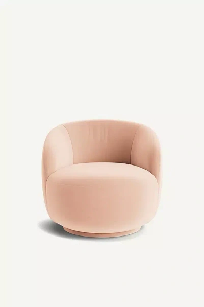 Anthropologie Cosette Velvet Swivel Chair